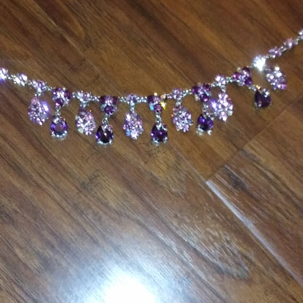 Purple necklace